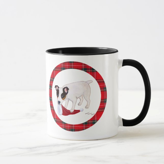Mug Noël de Jack Russell Terrier (Droite)