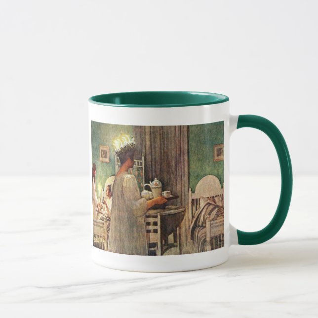 Mug Noël de jour de Carl Larsson Père Noël Lucia en (Droite)