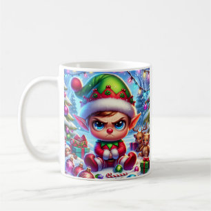 Mug Noël de l'elfe grincheux