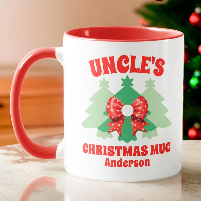 Mug Noël de l'oncle personnalisé (Créateur téléchargé)