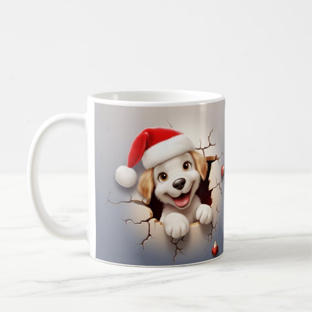 Mug Noël de marionnettes 3D (Gauche)