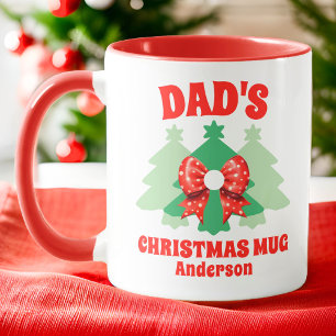 Mug Noël de papa personnalisé