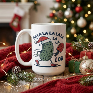 Mug Noël de pickleball