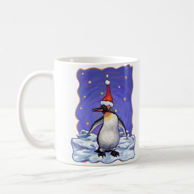 Mug Noël des pingouins (Gauche)