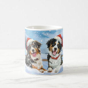 Mug Noël du berger australien