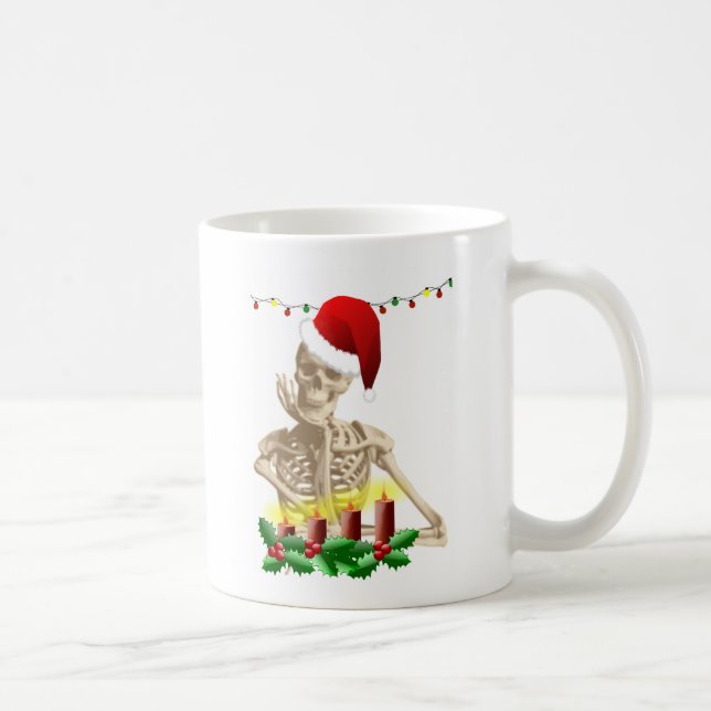 Mug noël du crâne (Droite)