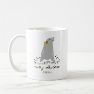 Mug Noël du joli phoque