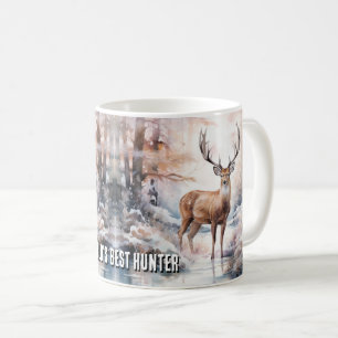 Mug Noël du meilleur chasseur de cerfs du monde