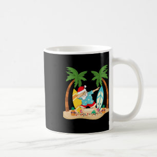 Mug Noël en juillet Dabbing Santa Plage Tropicale Sur