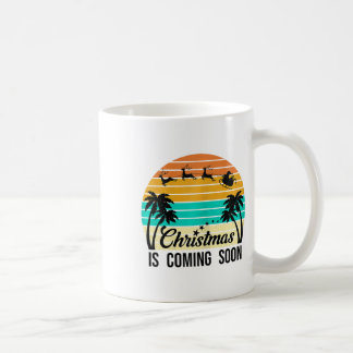 Mug Noël en Juillet Été Drôle de Design Santa Sur