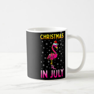 Mug Noël en juillet flamant rose drôle Xmas hommes fem