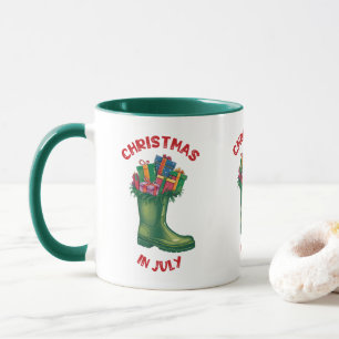 Mug Noël en Juillet, la Botte de Bonne Humeur du Père 