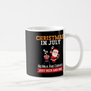 Mug Noël en juillet pas de lait juste bière BBQ Santa