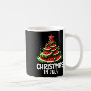 Mug Noël En Juillet Pastèque Xmas Arbre Hommes Femmes