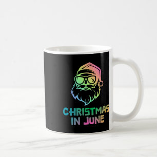 Mug Noël En Juin Avec Père Noël Funky Summer Holiday