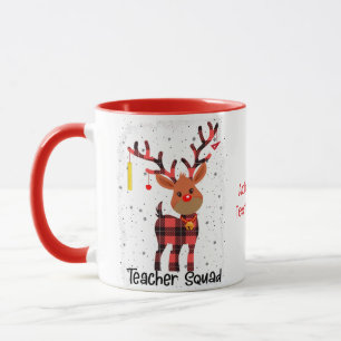 Mug Noël Enseignant Le Plus Mignon Renne Équipe Drôle