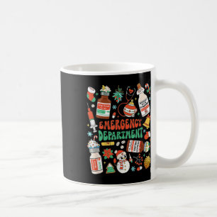 Mug Noël Er Infirmière Service d'Urgence Er Ed Nurs