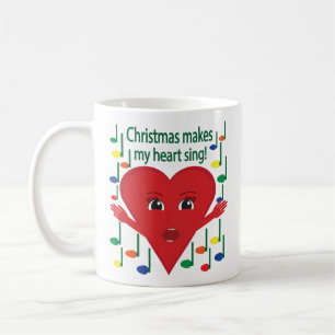 Mug "Noël fait chanter mon coeur" Chanter Coeur