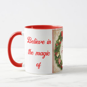 Mug Noël familial Bonne année 2 photos