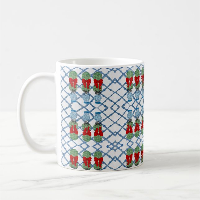 Mug Noël Ginger Jar Jars Chinoiserie Topiary (Gauche)