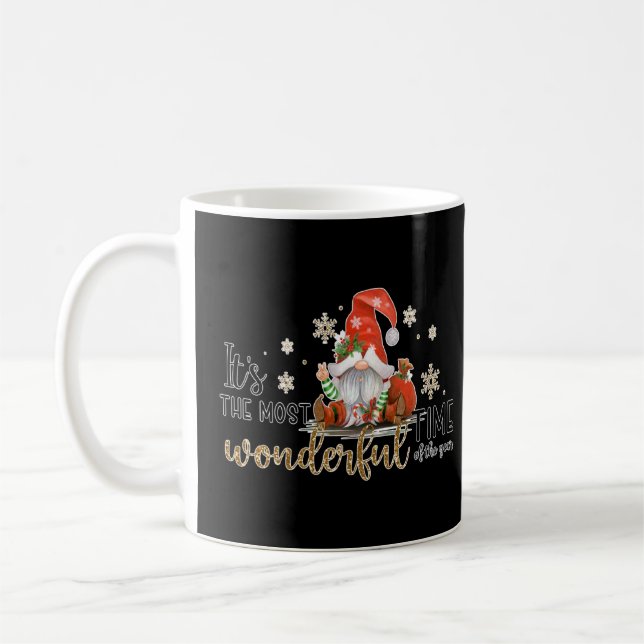 Mug Noël Gnome C'Est Le Moment Le Plus Merveilleux De (Gauche)