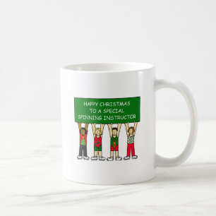 MUG NOËL HEUREUX DE ROTATION D'INSTRUCTEUR