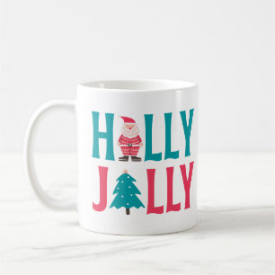 Mug Noël Holly Jolly Père Noël