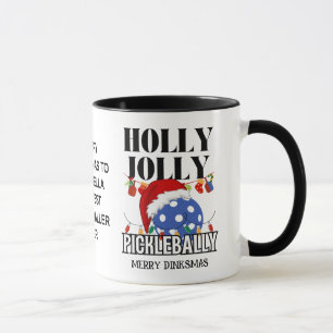 Mug Noël HOLLY JOLLY PICKLEBALLY