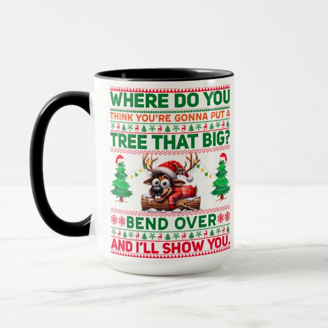Mug Noël Joyeux Noël Pour Reinder Cadeau (Gauche)