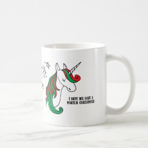 Mug Noël magique de licorne