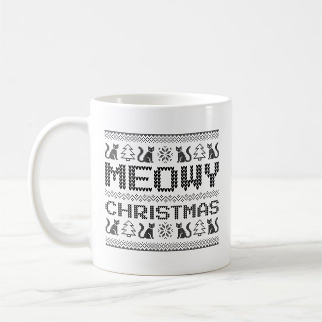 Mug Noël Meowy (Gauche)