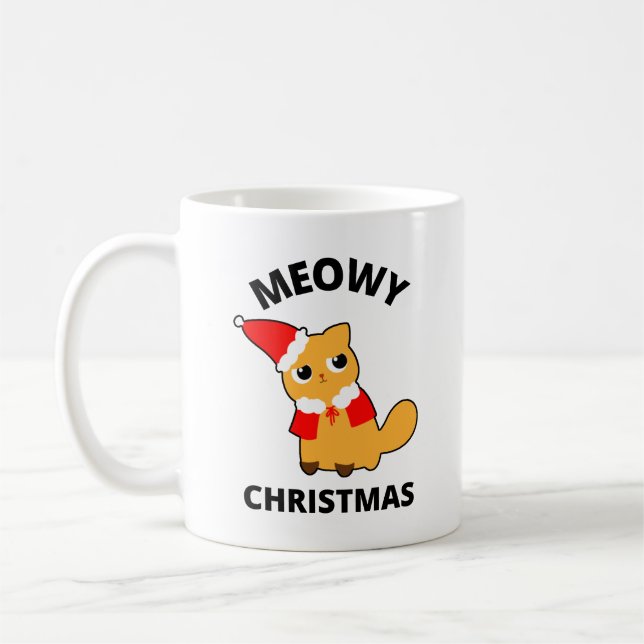 Mug Noël Meowy (Gauche)