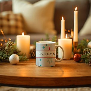 Mug Noël Moderne Élégant Joyeusement