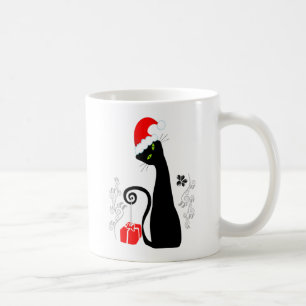 Mug Noël moderne Kitty