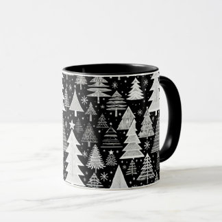 Mug Noël monochromatique