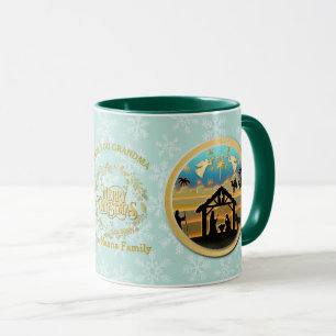 Mug Noël Nativité et Amour Vous Grand-mère