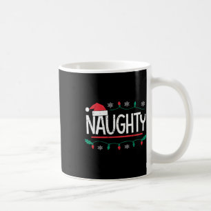 Mug Noël Naughty Nice Matching Funny Xmas Couple
