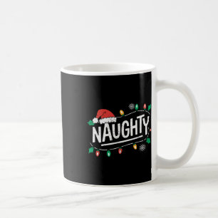 Mug Noël Naughty Nice Matching Funny Xmas Couple