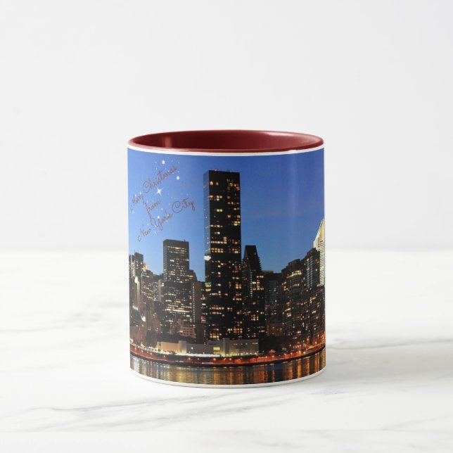 Mug Noël - New York City skyline (Centre)