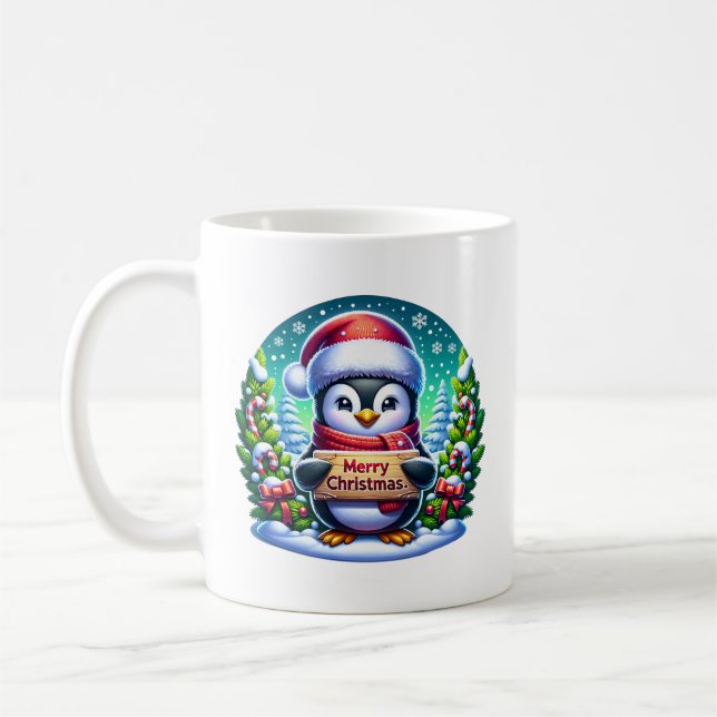 Mug Noël Penguin (Gauche)