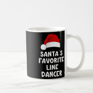 Mug Noël Père Noël Favori Line Dancer Funny Danci