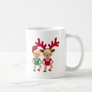Mug noël père Noël jumeaux émoji