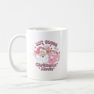 Mug Noël Pink Retro Santa Claus