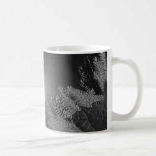 Mug Noël Poinsettia noir et gris