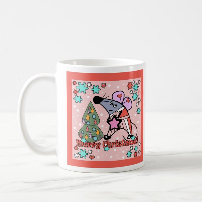Mug Noël , rat (Gauche)