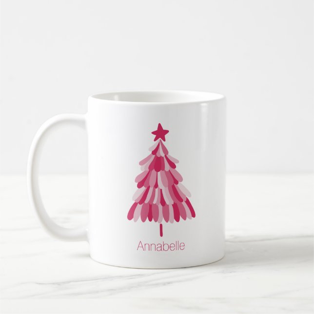 Mug Noël rose (Gauche)