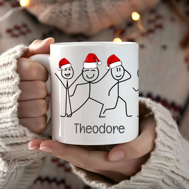 Mug Noël Saison Casquette Cadeau Vacances personnalisa (Créateur téléchargé)