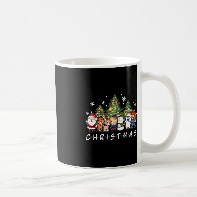 Mug Noël Santa Rudolph Snowman Family Xma (Droite)