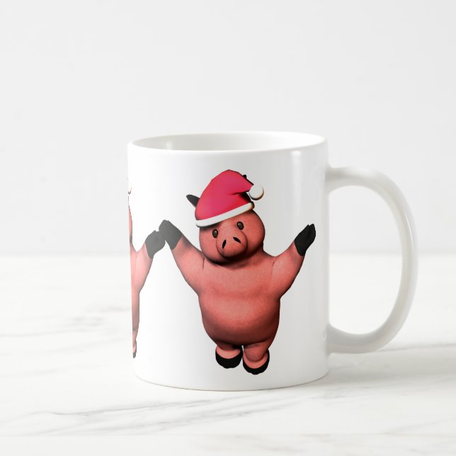 Mug Noël trois porcin ! (Droite)