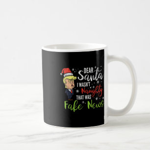 Mug Noël Trump Cher Père Noël Faux News Fausses Noël D
